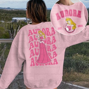 Disney Aurora 2 Sided Sweatshirt, Aurora Princess Shirt, Sleeping Beauty Aurora Shirt, Disney Aurora & Co Tee, Princess Squad Gifts, MYA126