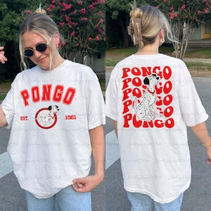 Dalmatians Pongo Disney 2 Sided Shirt, Disney Pongo Perdita Shirt, 101 Dalmatians Characters Shirt, Disney Dogaholic Vacation Shirt, NVA1423