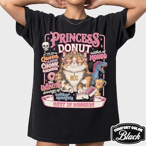 Princess Donut Best In Dungeon Sweatshirt, Dungeon Crawler Carl Tee, Dcc Fantasy Reader Shirt, Mongo Cat Lover Tshirt, Litrpg Fan Merch Gift
