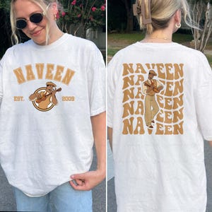 Disney Prince Naveen 2 Sided Shirt, Princess And The Frog Naveen Shirt, Tiana Naveen Honeymoon Trip Shirt, Disneyland Family Shirt, NVA241