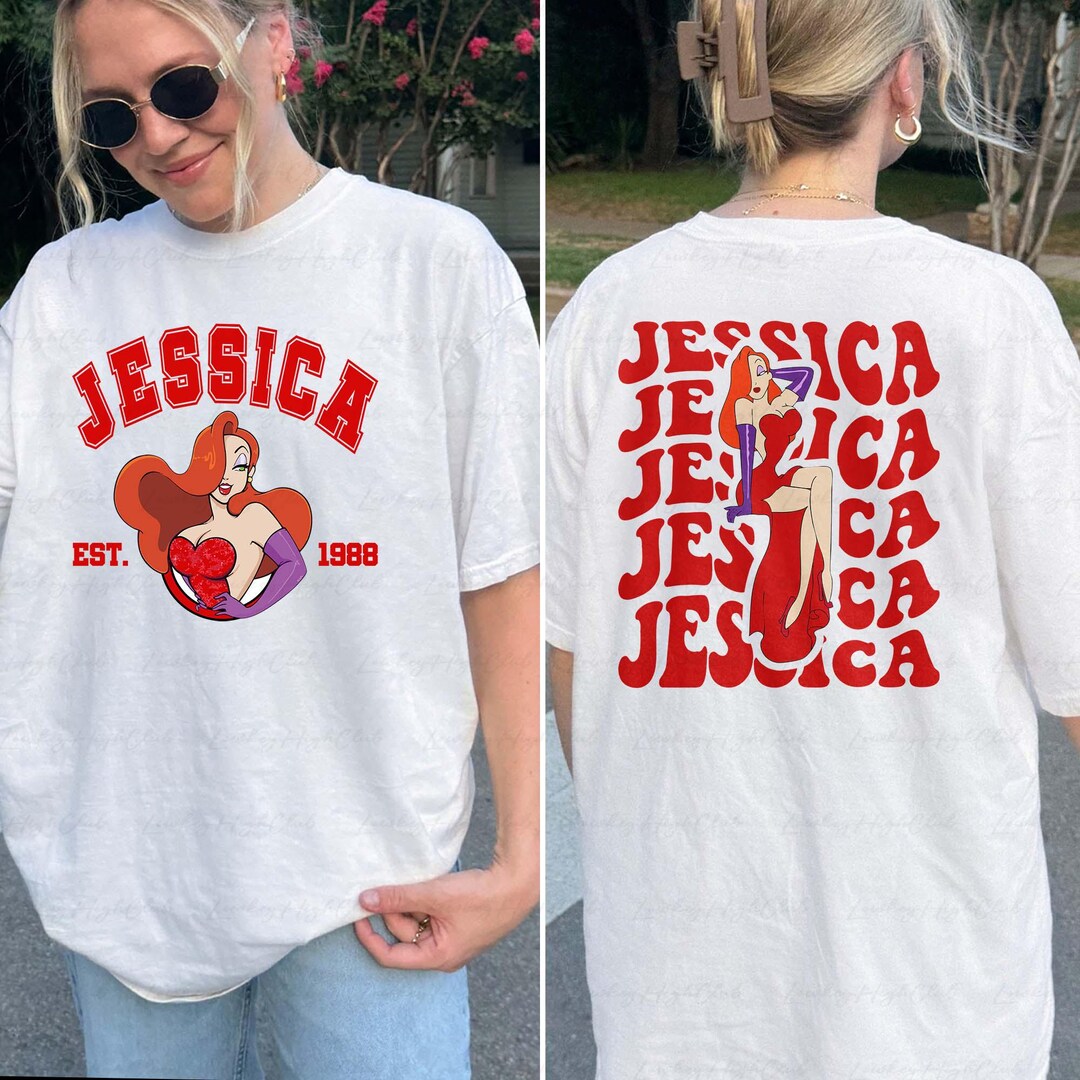Disney Jessica Rabbit 2 Sided Shirt, Who Framed Roger Rabbit Shirt ...