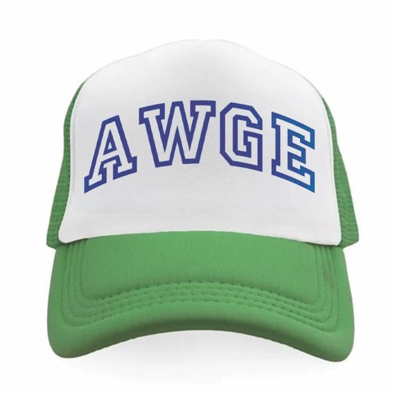 Awge Trucker Hat Green - Etsy