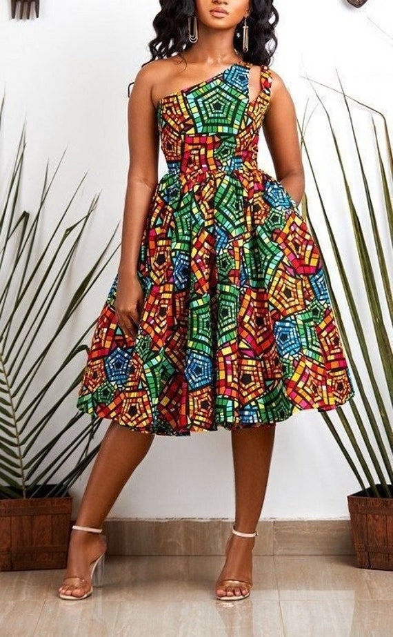 African Print Cocktail Dresses