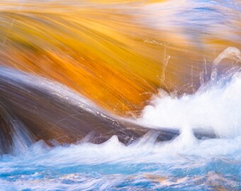 Zion Pastels I, water, river, abstract, Zion, National Park, Utah, Southern Utah, colorful, wall art, desert, photograph, photo