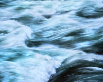 Rapids, water, river, abstract, Leavenworth, Washington, PNW, colorful, wall art, photograph, photo