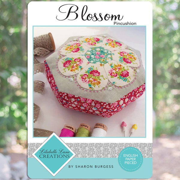 Blossom Pincushion par Lilabelle Lane Creations - Carte créative - PDF téléchargeable