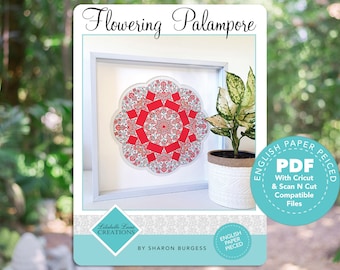 Flowering Palampore Wall Hanging By Lilabelle Lane Creations - English Paper Pieced Pattern