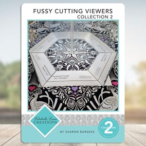 Set of 10 EPP Fussy Cutting Viewers by Lilabelle Lane Creations COLLECTION 2 - English Paper Piecing - Downloadable PDF