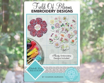 Field of Blooms - Embroidery Designs PDF