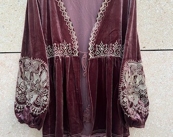 Chemisier en velours