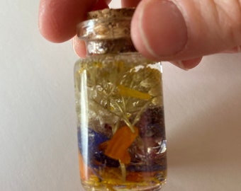 Nature in a Bottle- Dried Flowers