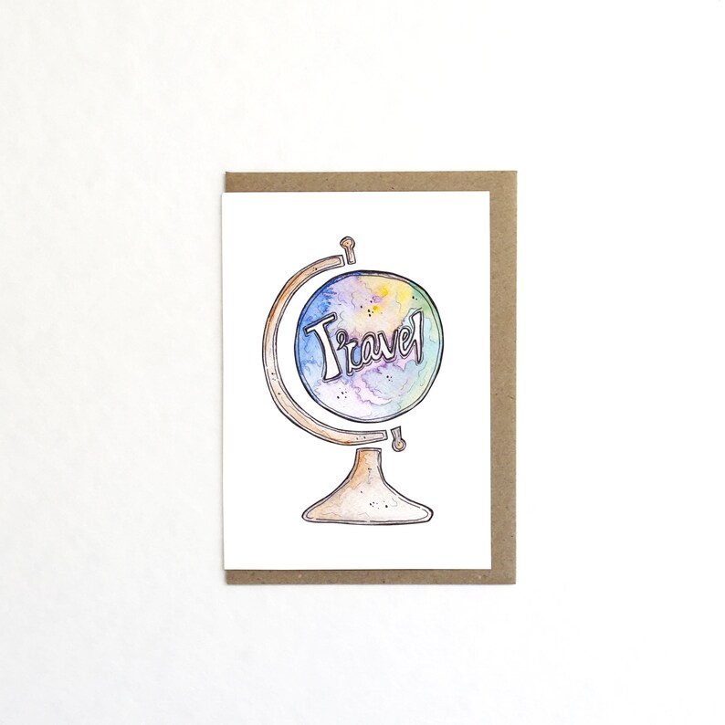 Travel Gift Card/ Gift Card/ Travel Gift/ Travel Art/ Etsy