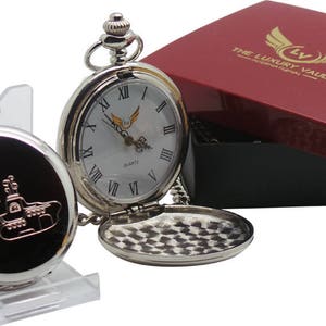 The Beatles Yellow Submarine Pocket Watch Custom Engraved Back in Gift Case Case Beatles memorabilia Free engraving music Beatles Gifts