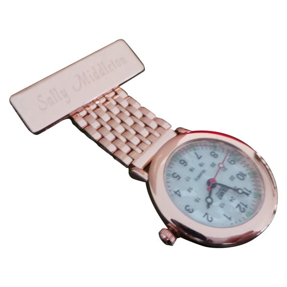 gold nurses watch