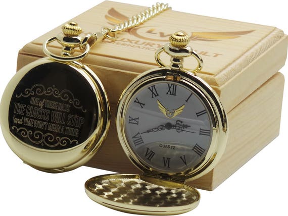 Foo Fighters Gold Pocket Watch These Days Lyrics Custom 