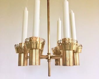 Mid century modern chandelier by world famous Hans Agne Jakobsson for Markaryd AB