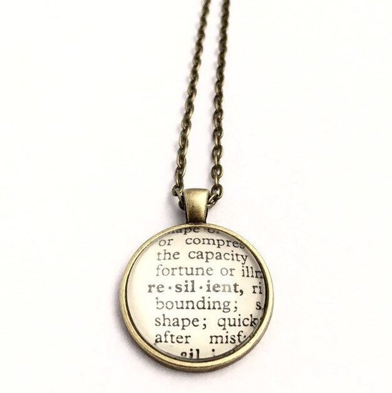 Word Of The Year Dictionary Pendant 
