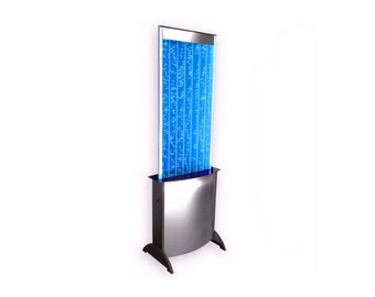 Large Floor Standing LED Bubble Wall 600FS 68" Aquarium LED Lighting Indoor Panel Water Fall Indoor Fountain Water Feature