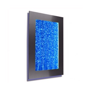 Bubble Wall 300WMB, Bubble Fountain With Black Frame, LED Bubble Panel, Bubble Wall With Remote