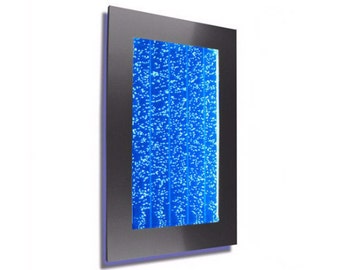 Bubble Wall 300WMB, Bubble Fountain With Black Frame, LED Bubble Panel, Bubble Wall With Remote