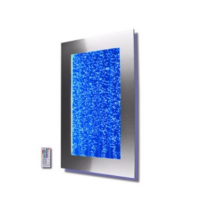 Bubble Wall Mounted Hanging Aquarium LED Lighting 30 300WM Indoor Panel Water Fall Feature Fountain image 2