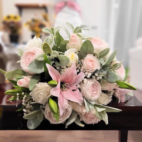 Real Touch Bouquet Etsy