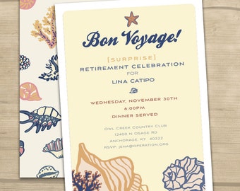 bon voyage invite etsy