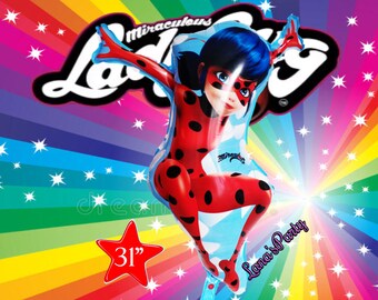 31" Miraculous Lady Bug Ladybugs Happy Birthday Party Balloon * Dusty Crophopper