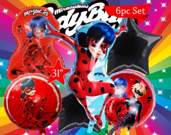 31" Miraculous Lady Bug Ladybugs Happy Birthday Party Balloon * Dusty Crophopper