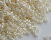 Miyuki Delica 11 0 DB-203 Ceylon cream. Beige delica beads. Japanese Beads size 11