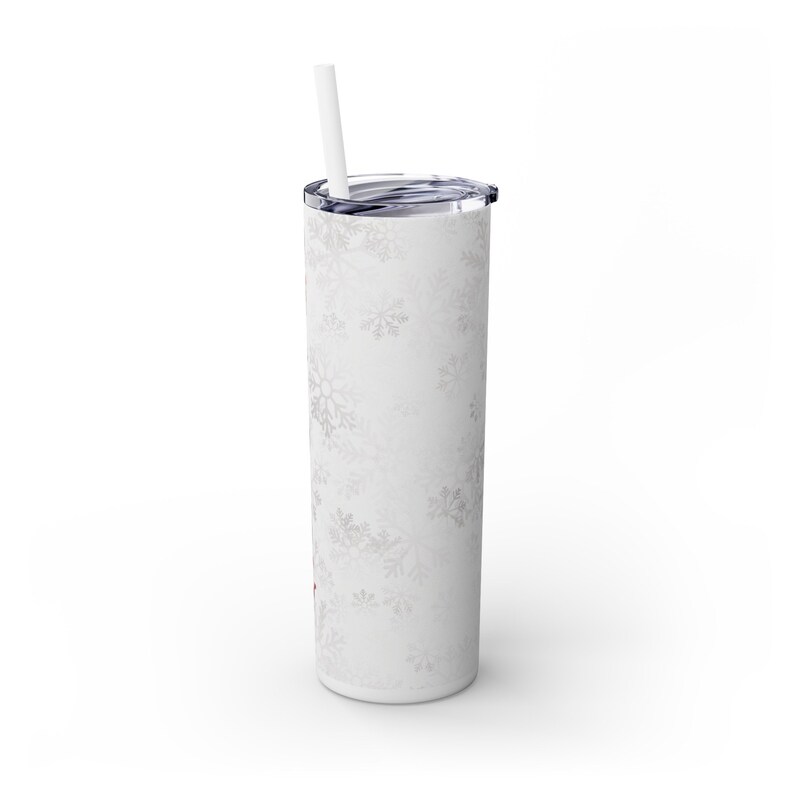 Christmas Daddy 20oz Skinny Tumbler with Straw, 20oz image 8