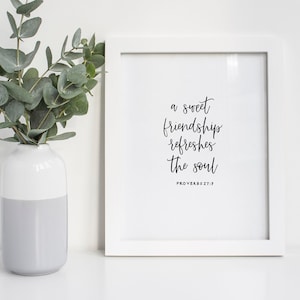 Proverbs 27:9 | A sweet friendship refreshes the soul