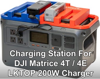 DJI Matrice 4T/4E Charging Dock – LKTOP 200W Charger Bundle