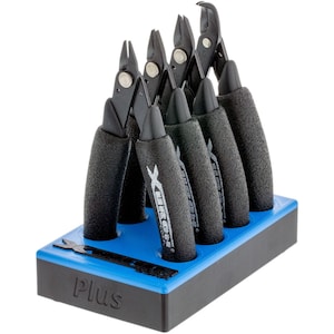 チェーンメイルセット、4ピース Xuron® Plus、プライヤーセット（スタンド付き）
