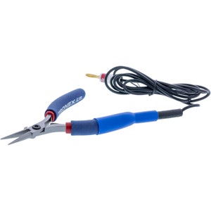 Grounded Pliers - Tronex Needle Nose Pliers For Micro Welders / Permanent Jewelry - Long Tip (521/721)
