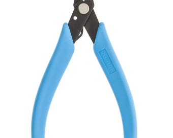 Pliers - Xuron® Short Flat Nose Nose 3mm Wide (Blue, Pink or Black Cushion Grip Handles) (483)