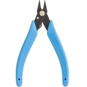 Pliers - Xuron® Short Flat Nose Nose 3mm Wide (Blue, Pink or Black Cushion Grip Handles) (483)