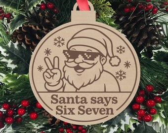 67 Christmas Ornament, Funny Christmas Ornament, Gifts for Teens, Stocking Stuffer Ideas, 67 saying, St. Nick Gift, Secret Santa,