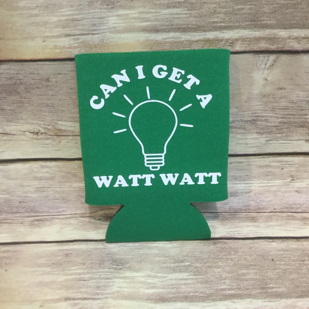 Can I Get a Watt Watt Funny Light Bulb Electric Electricity Electrician