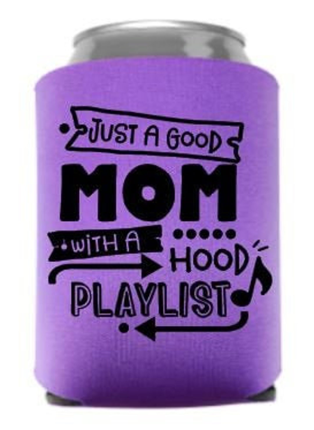 Just a Good Mom With A Hood Playlist Funny Mother’s Day - Etsy