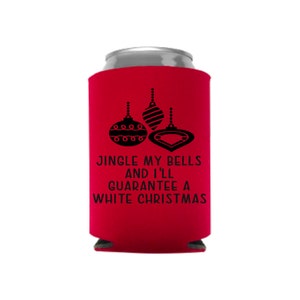 Funny Stocking Stuffer, Jingle My Bells and I&#39;ll Guarantee a White Christmas, Christmas Can Cooler, Secret Santa Gift Ideas, White Elephant,