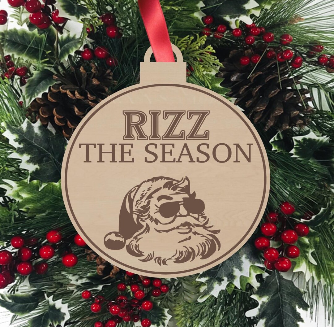 Rizz the Season Christmas Ornament, Funny Ornament, Gifts for Teens ...