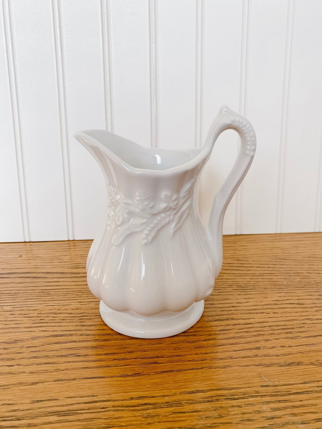 Vintage Red Cliff Ironstone Fine China Cream Pitcher Etsy