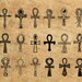 Digital SVG PNG ankh hieroglyph, key of life, key of Nile, crux ansata, vector, clipart, silhouette, instant download