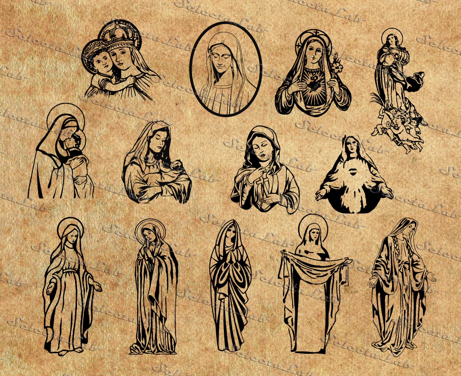 Free Free 247 Mother Mary Svg SVG PNG EPS DXF File