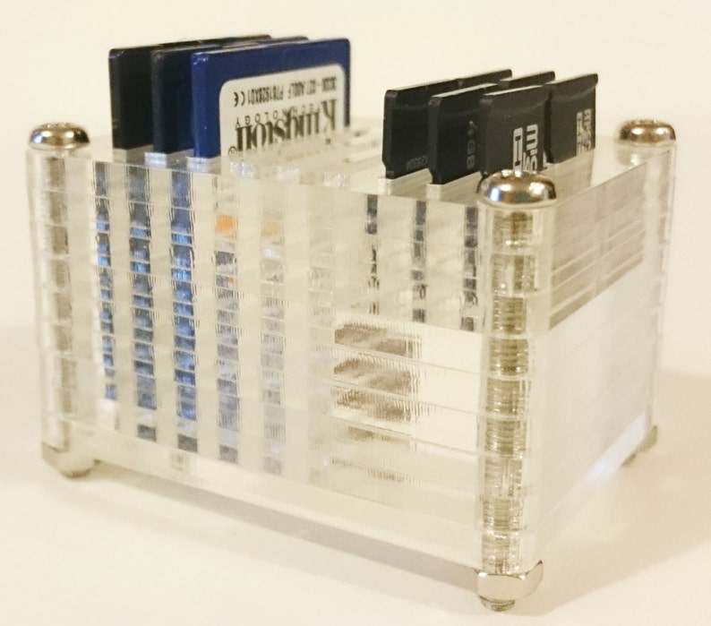 Laser Cut SD / Micro SD Card Holder Etsy