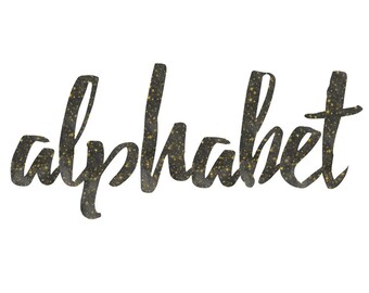 Buy 3 for 9 USD - Black Alphabet Clip art, Stars, Confetti, Digital clipart, Font, Letters numbers cards, invitationsrt, PNG