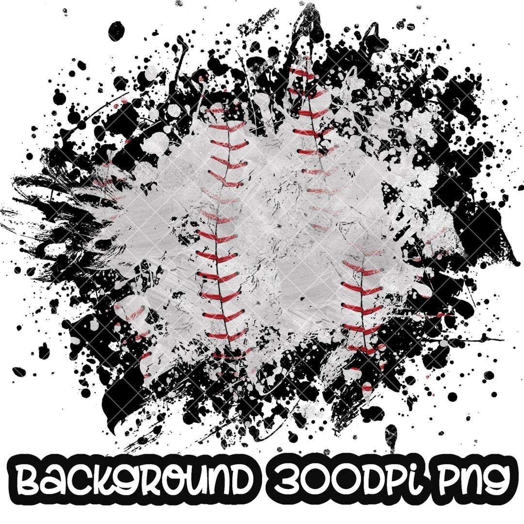 Background Baseball Grunge | Distressed Print Splash Frame | Splatter ...