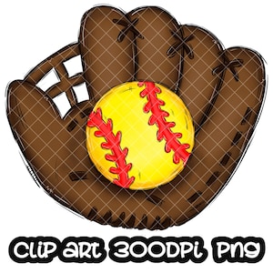 Projekt sublimacji rękawic do softballu PNG | Sport Clip art | Sport Clipart | Sublimacja drużyny szkolnej PNG
