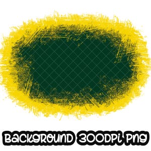 Frame spatten groen gele achtergrond | Afdrukbaar kunstwerk | Spatlijst | Achtergrond verfspatten | Sublimatie-png